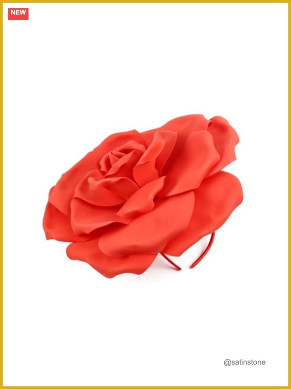 Large Flower Fascinator Derby Hat EVA Headband Clip Tea Party